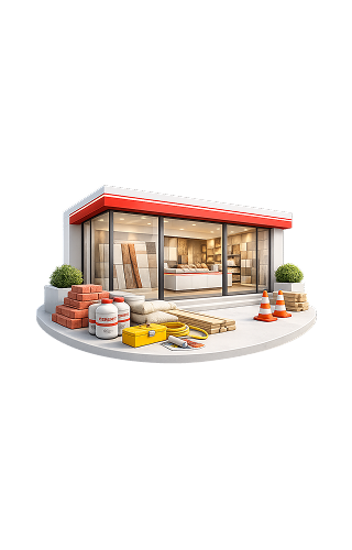 Building and finishing materials stores