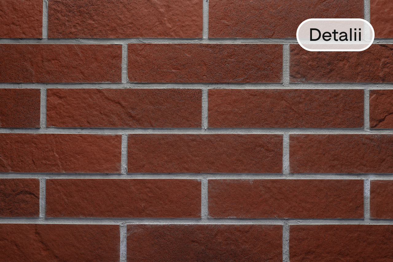 Placi de clinker pentru soclu Loft Red Clay