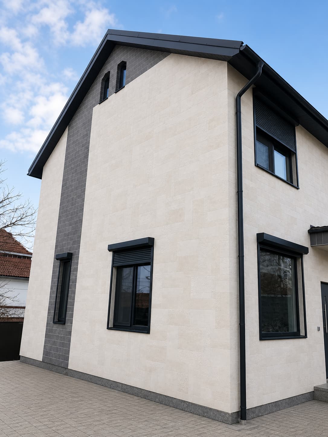 Piatra flexibila Pletaflex - casa privata in Suruceni — 4