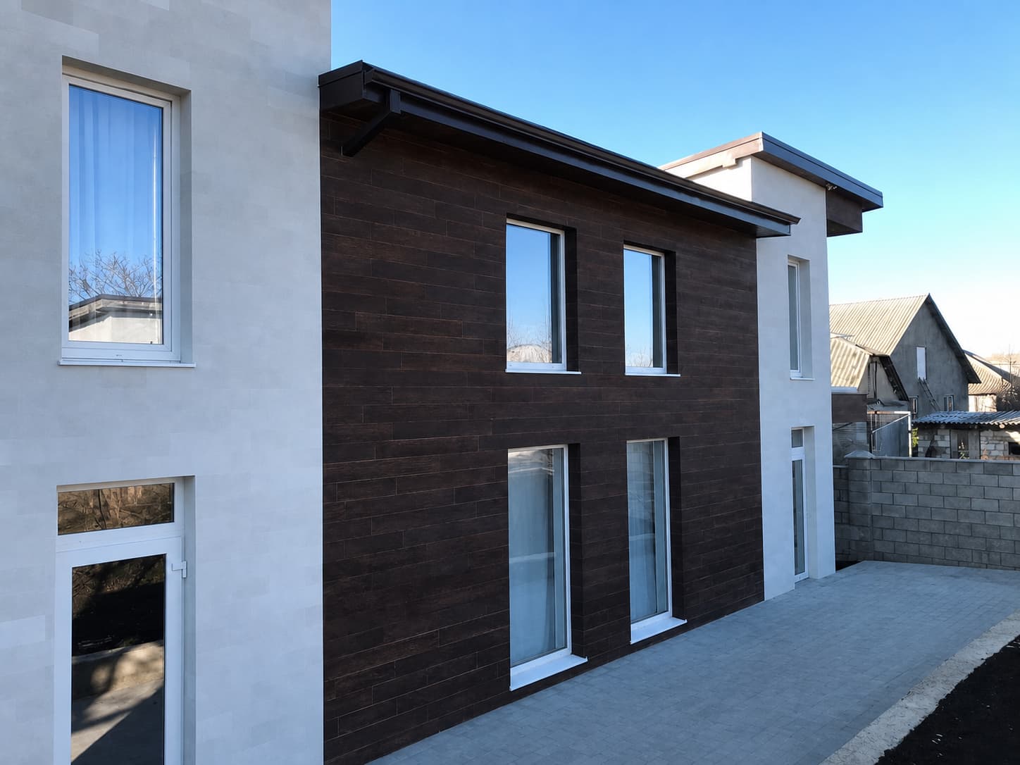 Gresie flexibila fatada Pletaflex - casa privata in Tighina — 5