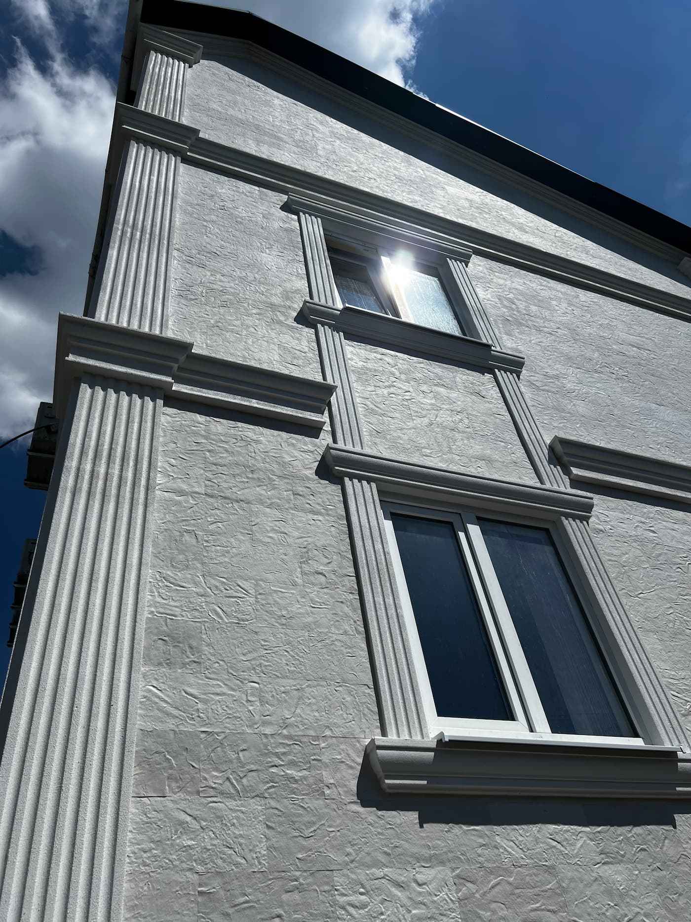Private house on Telecentre - facade made of flexible tiles — 11