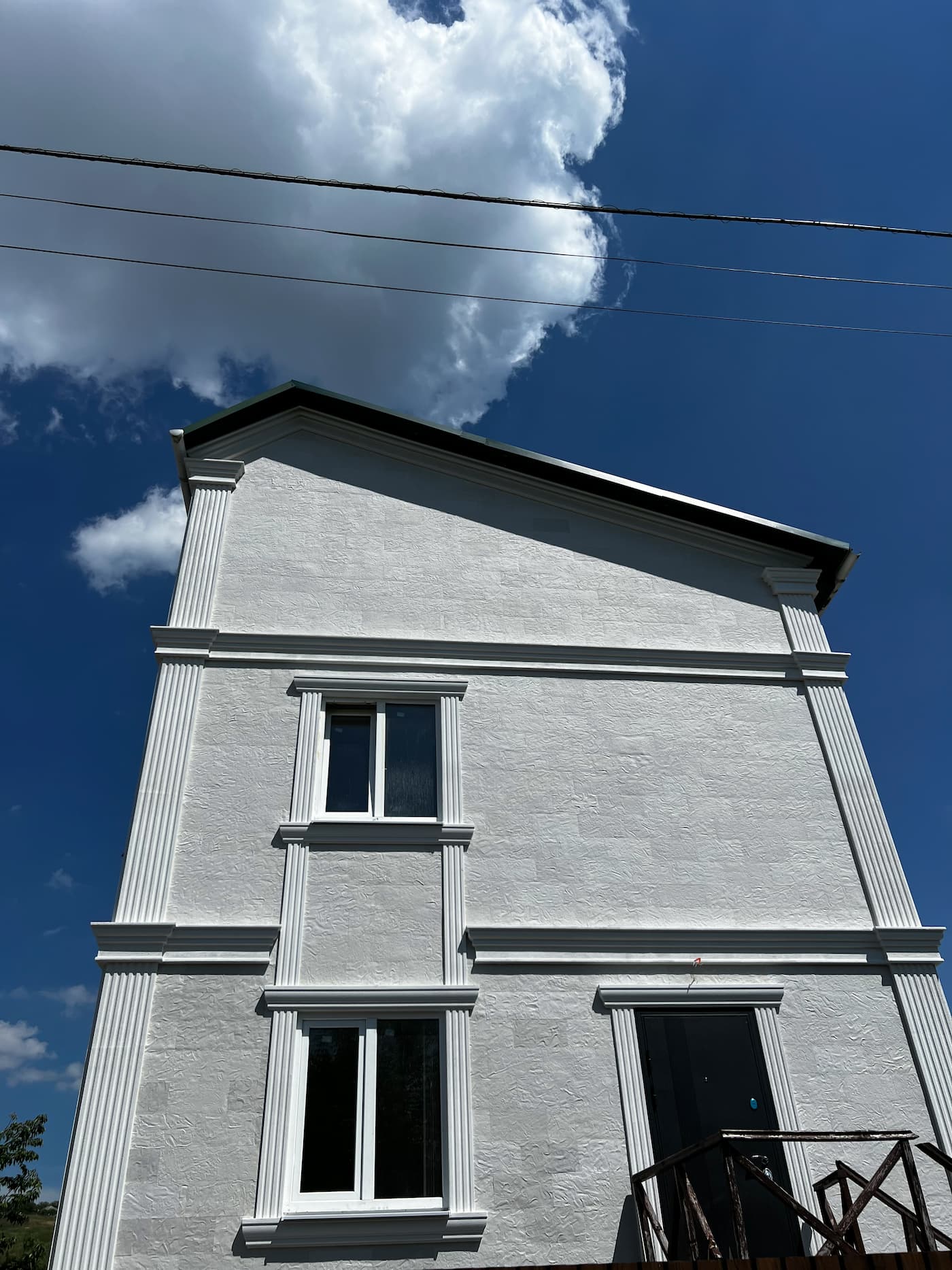 Private house on Telecentre - facade made of flexible tiles — 14