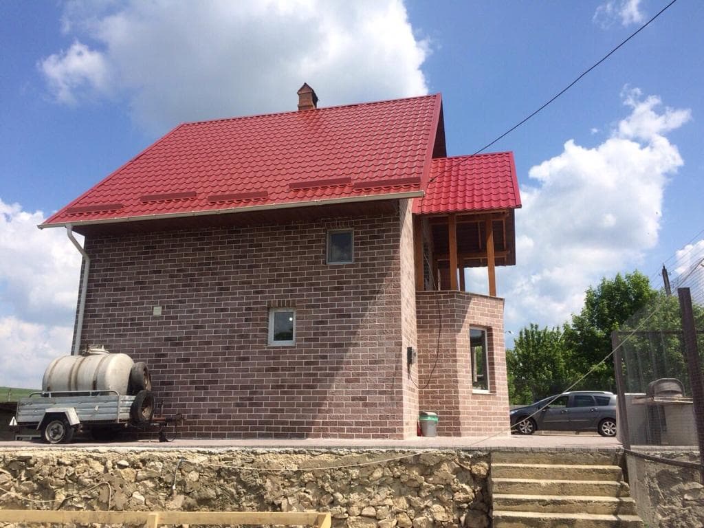 Piatra flexibila pentru fatada - casa privata in Germania — 5
