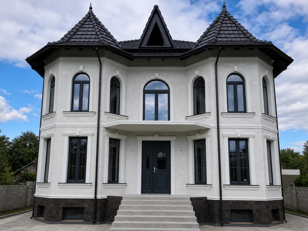 Gresie flexibila pentru fatada - casa privata in Balti